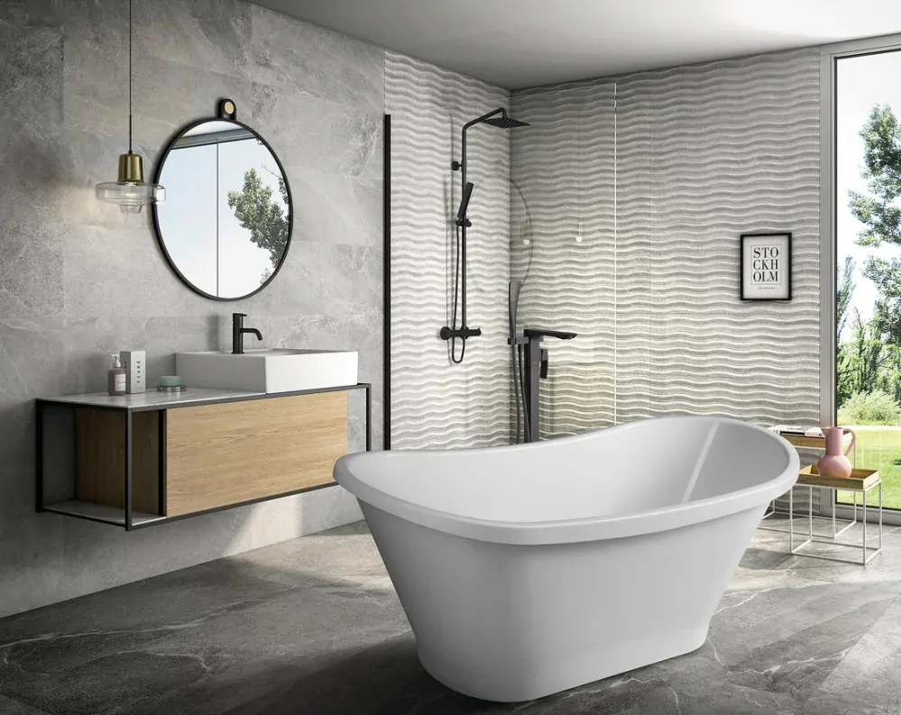 OXFORD volně stojící vana 161x65x65cm, bílá